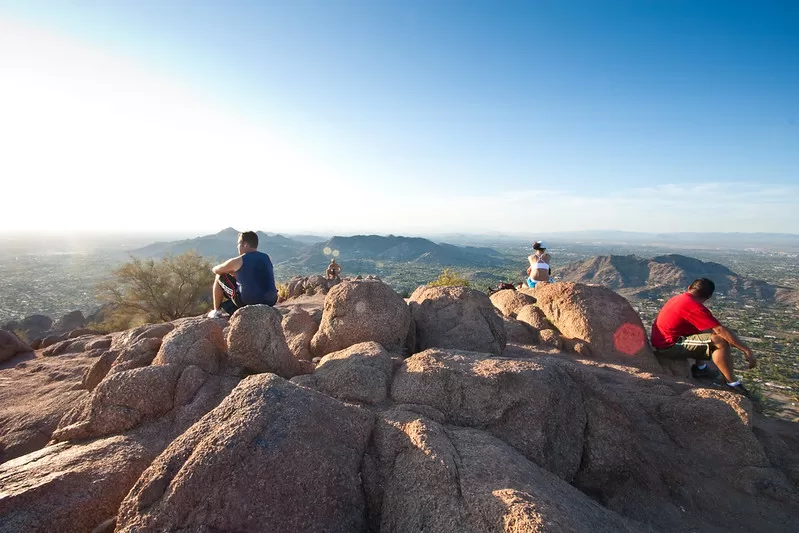 Hikers Enjoying the View