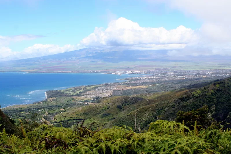 Haleakala from Waihee Ridge Trail