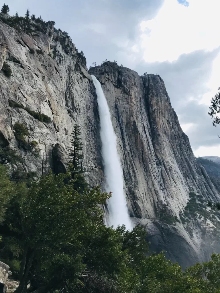 Yosemite Falls, a moderate hike with stunning views of the waterfall