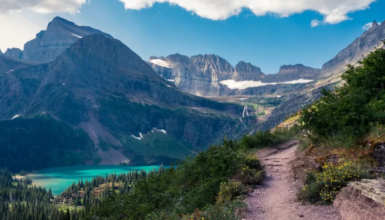 hiking in Glacier National Park