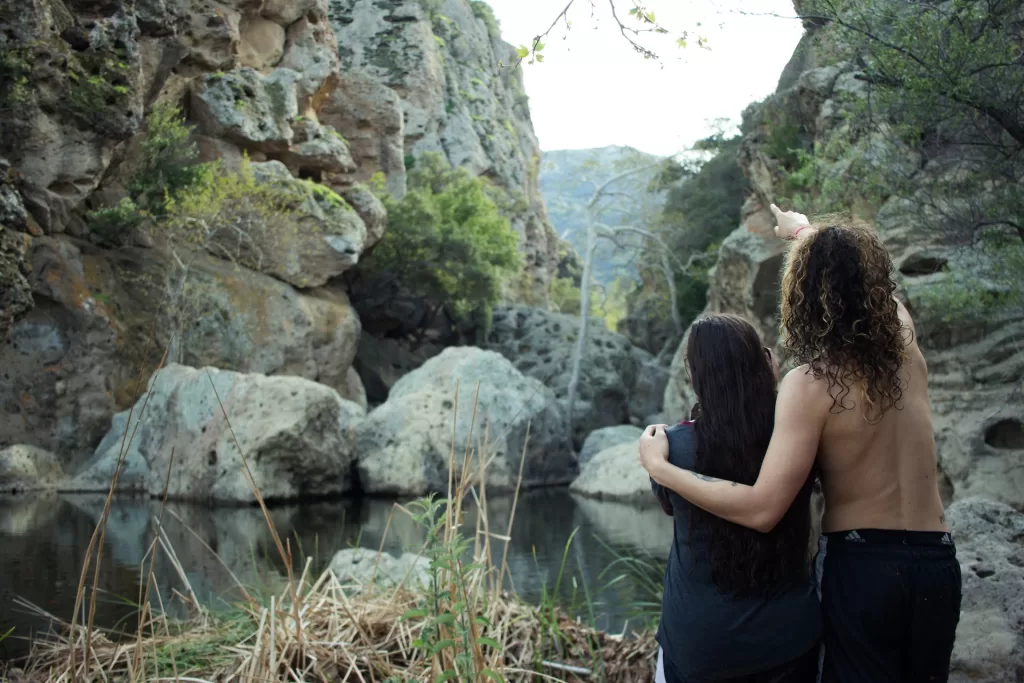 Scenic landscape of rolling hills and streams at Malibu Creek State Park