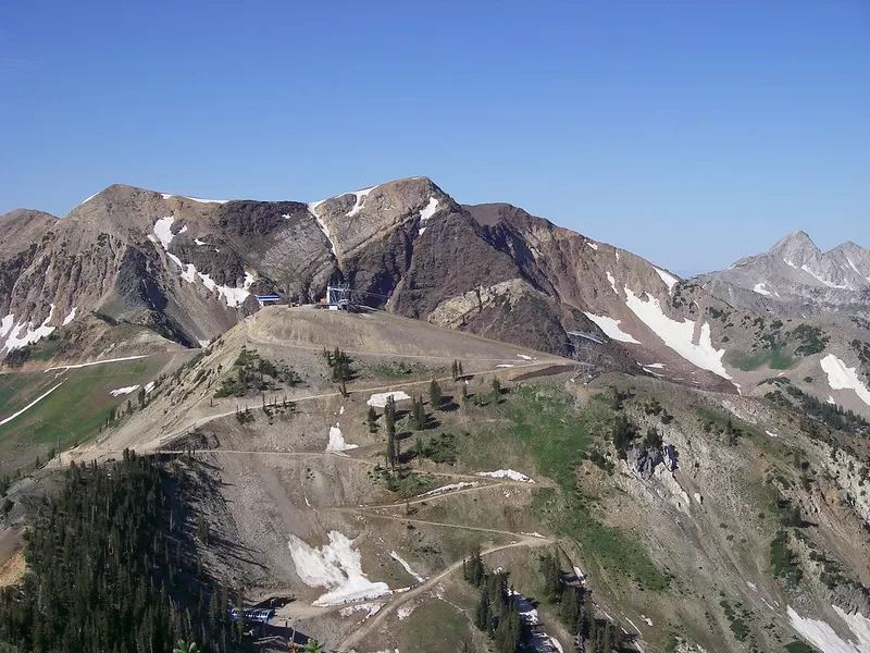 American Fork Twin Peaks from Mount Baldy - Snowbird Utah