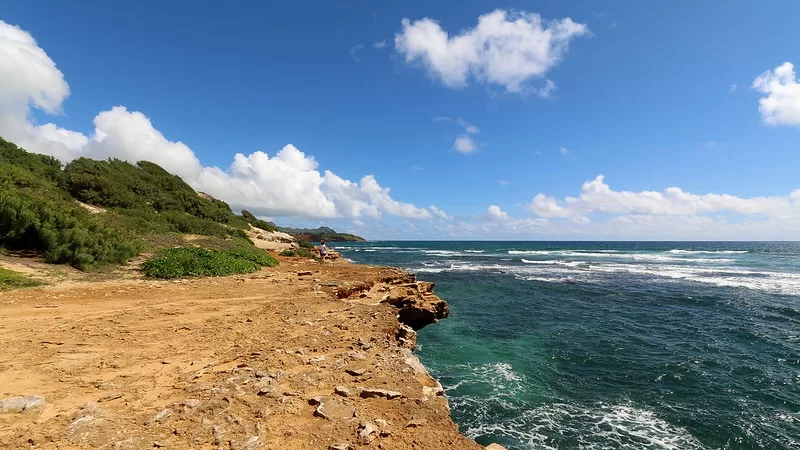 Makawehi Bluff, Maha'ulepu Heritage Trail, Koloa, Kauai, Hawaii, United States

