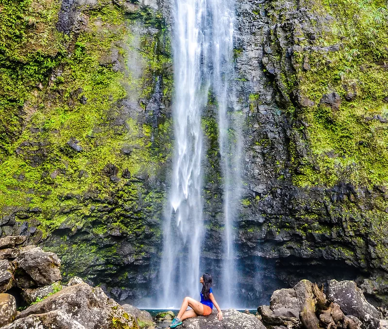 Hanakapiai falls, Kauai, Hawaii